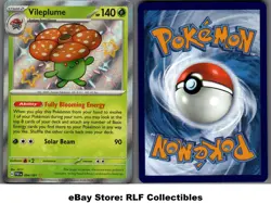 2024 Pokemon, Paldean Fates, #094/091 Vileplume, Holo Shiny Rare - Image 1
