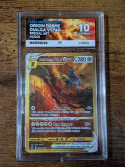 Pokemon Dialga VSTAR GG68/70 - Crown Zenith - ACE 10 Gem Mint Perfect Subgrades - Image 1