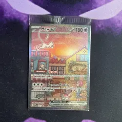 Mew ex SVP 053 Pokemon TCG Scarlet Violet 151 Black Star Promo Full Art SEALED - Image 1