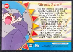 Pokemon 2000 Topps #OP13 "Meowth Rules!" TV Series 3 - Image 2