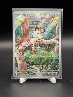 Pokemon TCG Meowth 106/094 Me02: Phantasmal Flames IR - Image 1