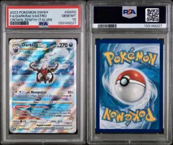 POKEMON PSA 10 DARKRAI VASTRO FULL ART GG50/GG70 ZENIT REGALE ITALIANO LOW POP🌍 - Image 3