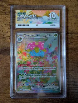 Pokemon Venusaur ex 198/165 - 151 Special Illustration Rare - ACE 10 Gem Mint - Image 1