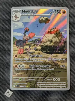 Mudsdale 175/162 - Temporal Forces Illustration Rare Pokemon TCG NM - Image 1