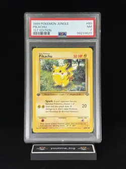 1999 Pokemon Jungle 1st Edition Pikachu #60 PSA 7 - Image 1