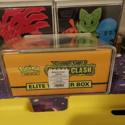 Pokemon Sword and Shield Rebel Clash Elite Trainer Box w/Protector Case - Image 5