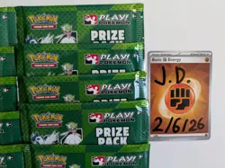 10x - Play! Pokemon Prize Pack Series 8 *SEALED* Promo Packs - Image 3