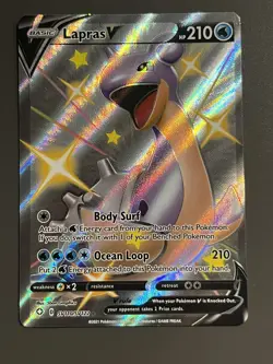Pokemon TCG Lapras V Sv110/Sv122 Shining Fates: Shiny Vault Holo - Mint - Image 3