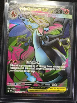 Pokemon Mega Charizard X EX 109/094 Me02: Phantasmal Flames Holo Ultra Rare TCG - Image 1