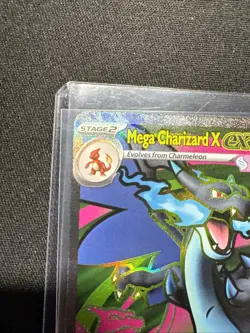 Pokemon Mega Charizard X EX 109/094 Me02: Phantasmal Flames Holo Ultra Rare TCG - Image 2