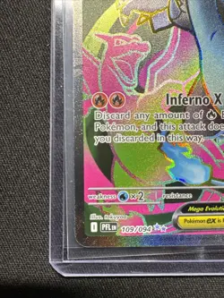 Pokemon Mega Charizard X EX 109/094 Me02: Phantasmal Flames Holo Ultra Rare TCG - Image 5