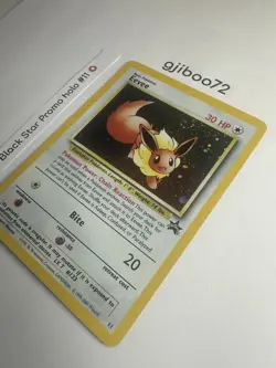 Pokemon - Eevee Black Star Promo 11 Holo - Rare - 1999-2000 WoTC - Image 2