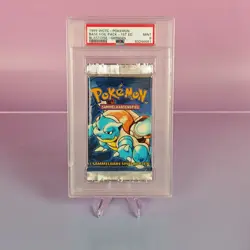 BASE PACK 1ST EDITION BLASTOISE ARTWORK POKEMON 1999 BASE SET GERMAN PSA 9 - Image 1