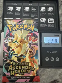 22.53g HEAVY -Pokemon Ascended Heroes Booster Pack -Possible GODU - Image 1