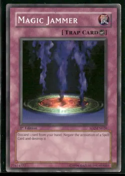 1996 Yu-Gi-Oh! 1st Edition Magic Jammer SD2-EN026 - Image 1