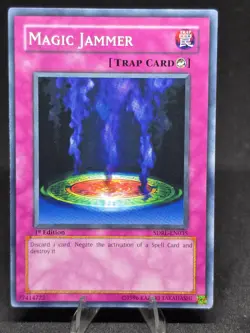 Yu-Gi-Oh! Magic Jammer SDRL-EN035 Rise of the Dragon Lords 1st Edition NM - Image 1