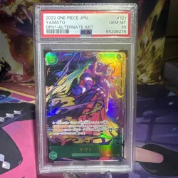Yamato Japanese (Alternate Art) OP01-121 One Piece TCG Romance Dawn - PSA 10 - Image 1