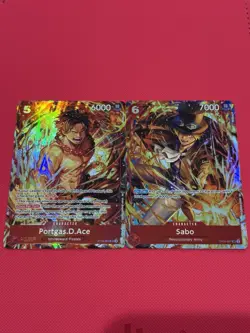 One Piece Illustration Box Vol. 5 Promos Ace & Sabo (st15-005) (OP05-007) - Image 1