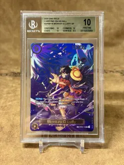 Monkey.D.Luffy - OP09-119 (SP) (from OP13) BGS 10 No PSA One Piece TCG - Image 1