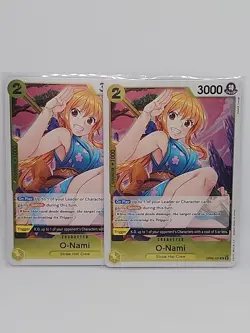 One Piece OP05-101 Rare foil O-Nami X2 - Image 1
