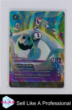 OLAF FROHLICHER PASSAGIER DISNEY LORCANA 206/204 DE 5 2024 GER ENTCHANTED - Image 1