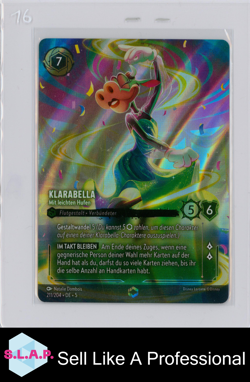 KLARABELLA MIT LEICHTEN HUFEN DISNEY LORCANA 206/204 DE 5 2024 GER ENTCHANTED - Image 1