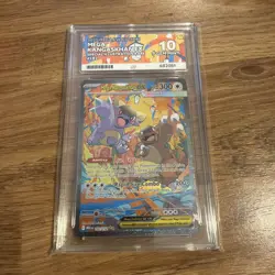 Pokemon Mega Kangaskhan EX Card 182/132 Mega Evolution Ace 10 PERFECT SUB GRADES - Image 1