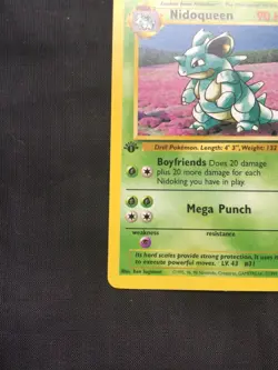 Pokemon Cards: 1st Edition Jungle Rare: Nidoqueen 23/64 - Image 5