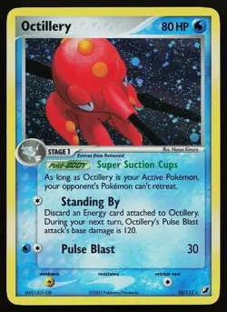 Pokemon Card - Octillery Unseen Forces 10/115 Holo Rare - Image 1