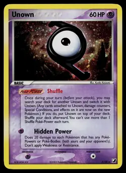 Pokemon Card - Unown (Z) Unseen Forces Z/28 Holo Rare - Image 1