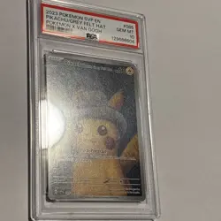 PSA 10 Van Gogh Pikachu with Grey Felt Hat SVP EN 085 Black Star Pokemon Card - Image 4