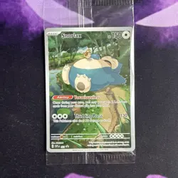 Snorlax SVP EN 051 Black Star Promo Scarlet & Violet Pokemon 151 Card - SEALED - Image 1