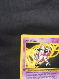 Pokemon Cards: 1st Edition Jungle Rare: Mr. Mime 22/64 - Image 2