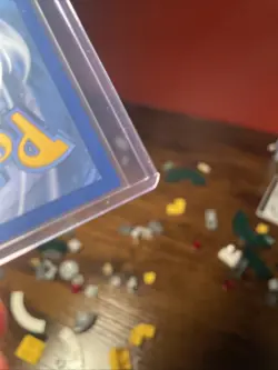 Mimikyu Pokemon card with a error. The bottom left corner is uncut end. - Image 3