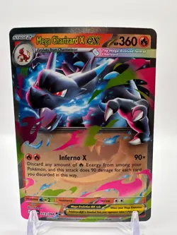 Mega Charizard x Ex 13/94 Ultra Rare Phantasmal Flames Pokemon Card NM no001 - Image 1