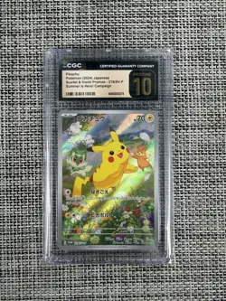 Pikachu - 218/SV-P 218/SV-P Sv-P Promotional Cards Holo (JPNS) CGC PRISTINE 10 - Image 1