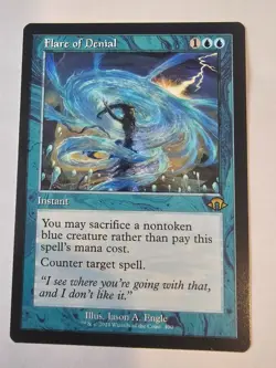 MTG - Flare of Denial Retro Frame - Modern Horizons 3 - Image 1