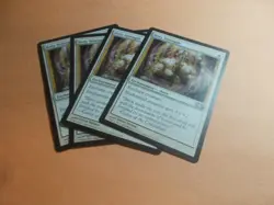 Holy Strength x4 MTG Core Set 2011 White Common Enchantment LP - Image 1