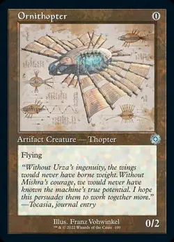 1x Ornithopter - Retro Schematic - The Brothers' War - Near Mint, English - MTG! - Image 1