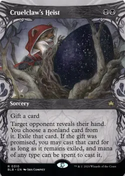 Cruelclaw's Heist SHOWCASE Bloomburrow Magic MTG NM - Image 1