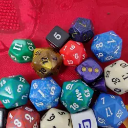 Lot of 40 - Magic the Gathering Bundle Oversized Mtg RPG Assorted Dice - Image 2