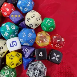 Lot of 40 - Magic the Gathering Bundle Oversized Mtg RPG Assorted Dice - Image 3