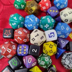 Lot of 40 - Magic the Gathering Bundle Oversized Mtg RPG Assorted Dice - Image 4