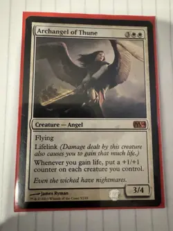 Archangel of Thune – M14 Core Set – Mythic Rare – Near Mint - Image 1
