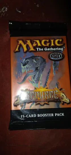 Mtg Sealed Scourge Booster Pack Vintage Magic The Gathering 27.05 Grams - Image 1