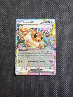 Pokemon TCG Eevee EX Prismatic Evolutions Double Rare Holo Card 075/131 SV - Image 1