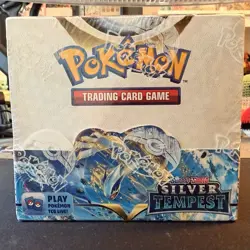 Pokemon Sword & Shield Silver Tempest Booster Box - 36 Packs Sealed - Image 1