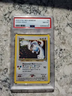 Lugia 2000 Pokemon Neo Genesis #9 Holo PSA 8 - Image 2