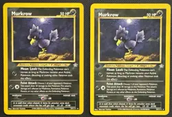 Murkrow 24/111 Neo Genesis 1st Edition & Unlimited Pokemon S42 - Image 1