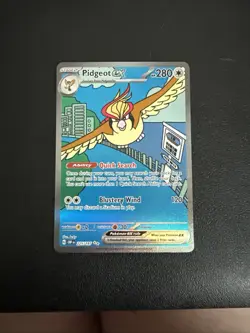 Pidgeot ex 225/197 SIR Special Illustration Rare Pokemon Obsidian Flames NM - B - Image 1